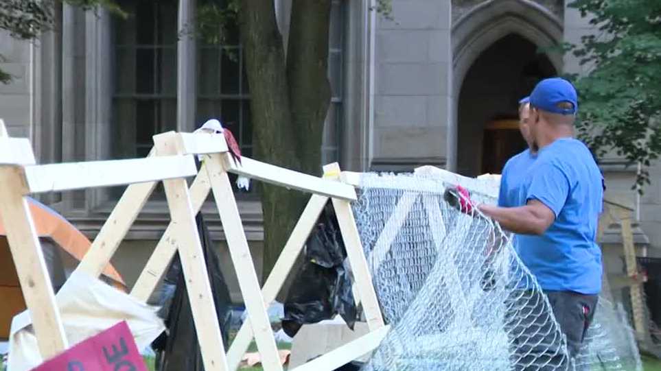 «Los manifestantes pro palestinos abandonan el campus de Pitt después de un «acuerdo pacífico».