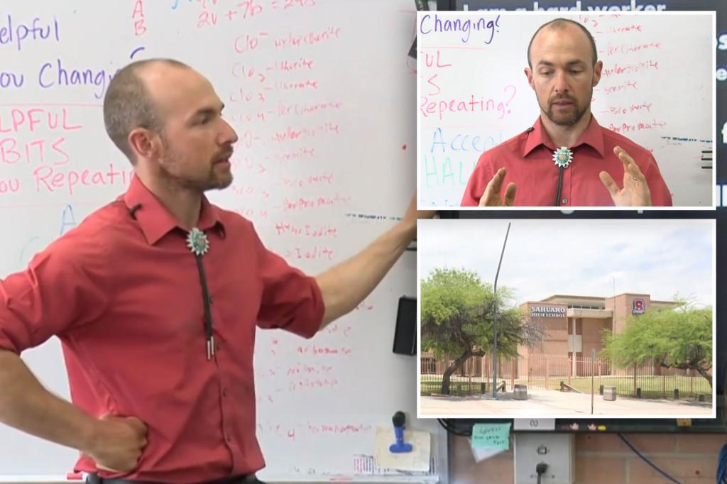 El maestro de secundaria de Arizona Mitchell Rutherford renuncia por la adicción al teléfono celular de un estudiante
