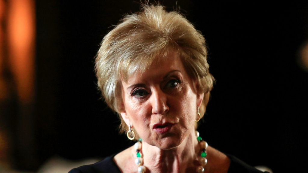 Caso Linda McMahon: La demanda por acoso sexual que involucraba al elegido secretario de educación de Donald Trump, su esposo Vince McMahon, ha sido retirada.