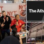 Los empleados del Athletic, propiedad del New York Times, debían afiliarse al sindicato.
