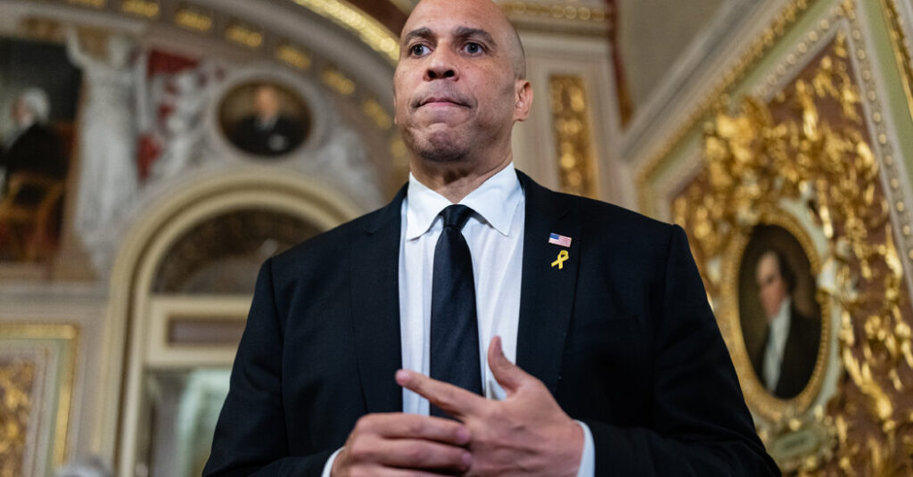 El discurso del Senado de Cory Booker de 25 horas tiene un desierto en Nueva Jersey