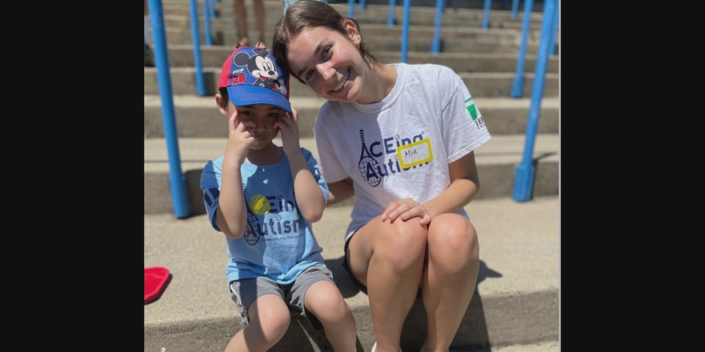 Programa de tenis para niños con autismo con autismo