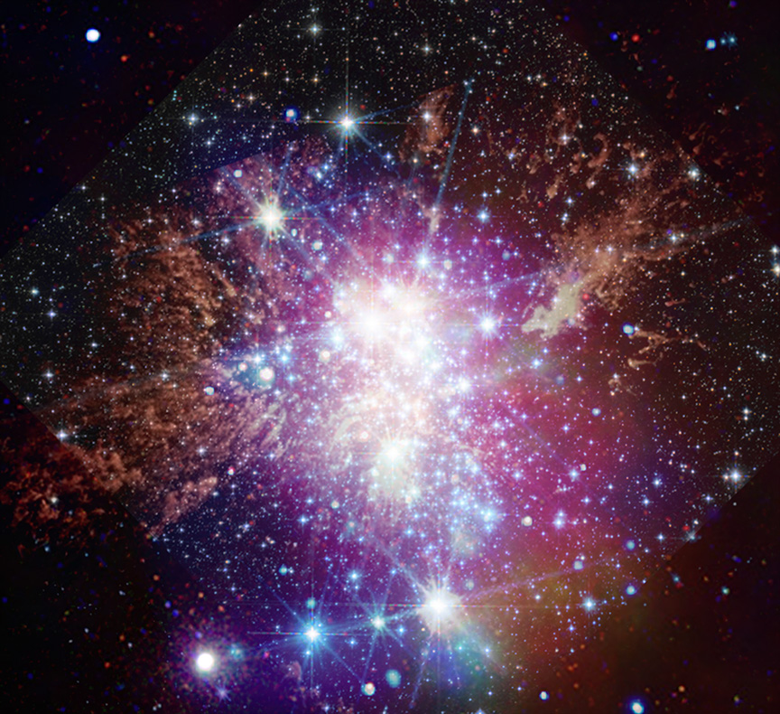 Un aspecto de una vista de los ojos – NASA