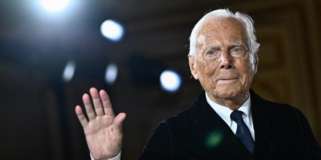 Giorgio Armani muere en 91: Diseño Diseño El plan de diseño exitoso de diseño hará que el futuro de su imperio