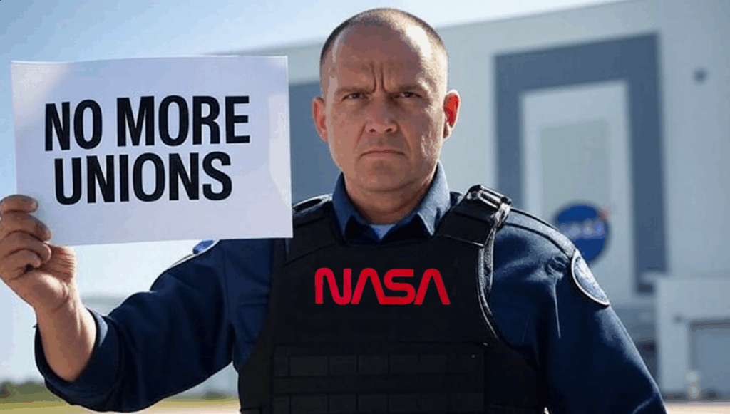 Busto de unión en la NASA – Reloj de la NASA