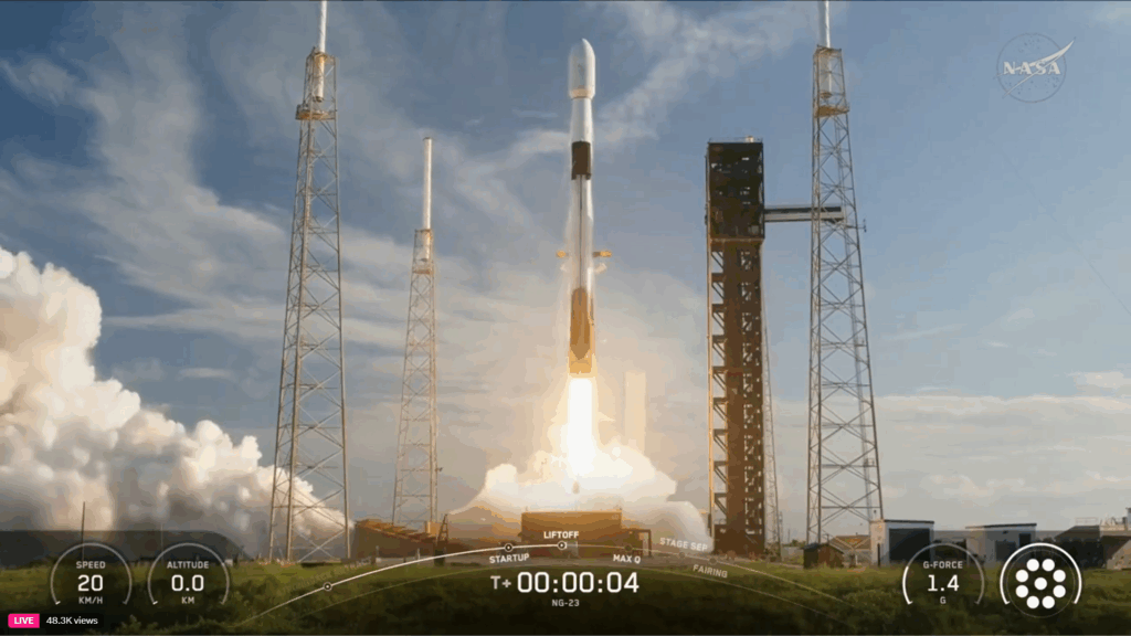 Cygnus XL Cargo Craft comienza en un Falcon Rock 9