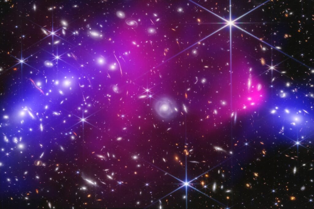 JWST de la NASA es el tema oscuro en la impresionante foto de la toma