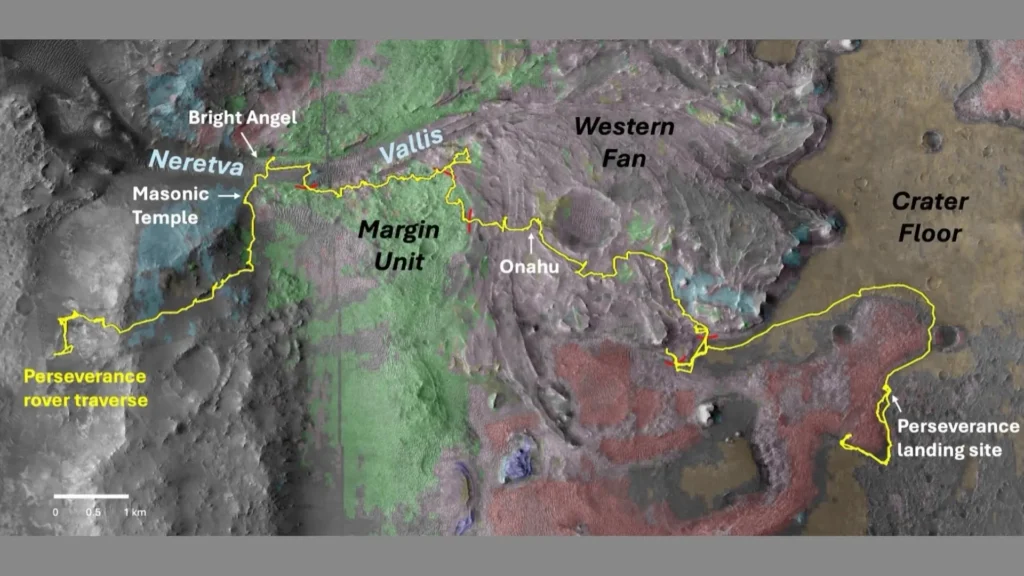 La NASA de la NASA Rover Kemyews encuentra a Marte Marte y posible vida
