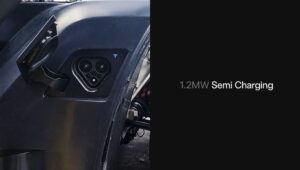 Sistema de carga Megawatt (MCS) de Tesla Semi. (Crédito de la imagen: Tesla)