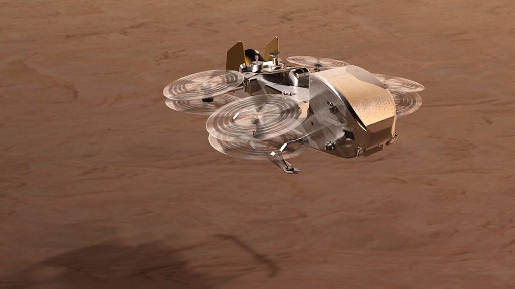 Metas y objetivos científicos del módulo de aterrizaje reubicable Dragonfly Titan Rotorcraft